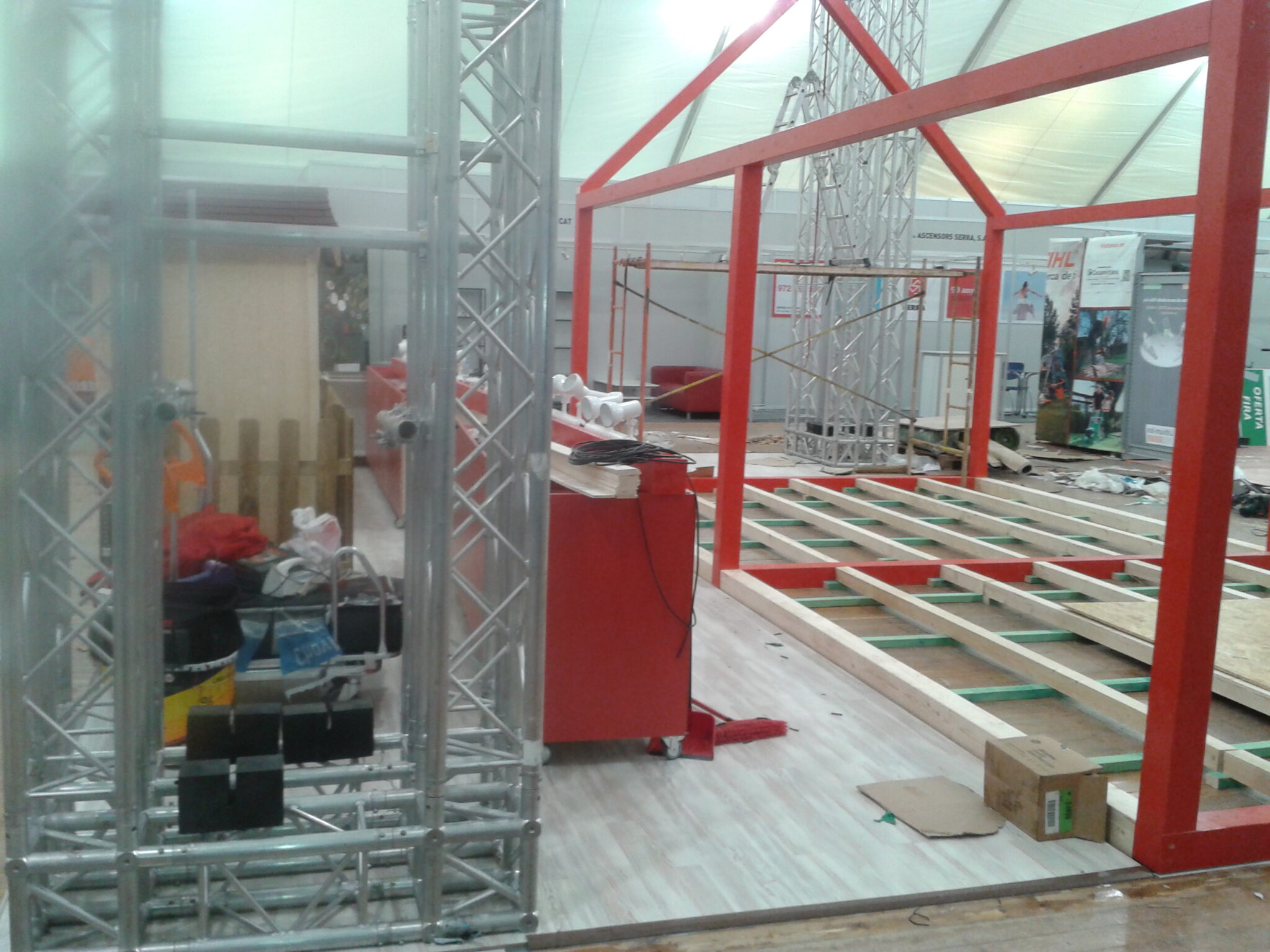 Estructura truss escenario completo alquiler Barcelona festival